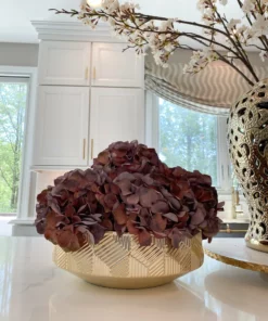 Inspire Me! Home Decor Champagne Textured Ceramic Bowls (3 Sizes)