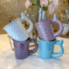 Inspire Me! Home Decor Set Of 4 Mermaid Mugs KITCHEN