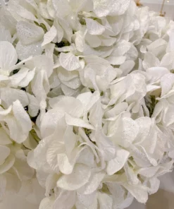 Inspire Me! Home Decor Snowy White Hydrangea Stem
