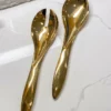 Inspire Me! Home Decor Sleek Gold Servers