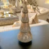 Inspire Me! Home Decor Tall Mercury Glass Tree With Glitter Gold