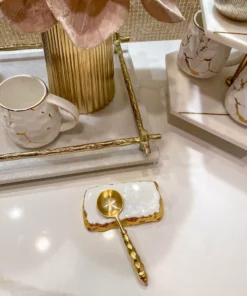 Inspire Me! Home Decor Gold Hammered Handle Spoons (Set Of 4)