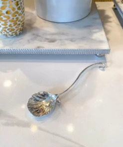 Inspire Me! Home Decor Silver Flower Petal Spoon Rest ( 2 Sizes )