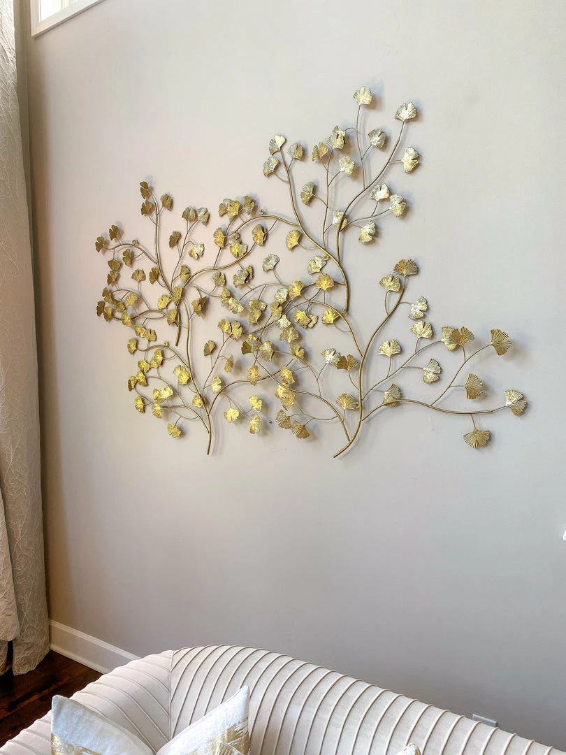 Inspire Me! Home Decor WALL ART & MIRRORS Gold Leaf Branch Wall Decor 5 Inspire Me! Home Decor WALL ART & MIRRORS Gold Leaf Branch Wall Decor