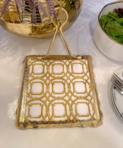 Inspire Me! Home Decor Decorative Square Lunch Napkins (9 Patterns)