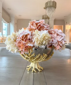 Inspire Me! Home Decor 27" White Snow Sprinkle Hydrangea Stem 16 Inspire Me! Home Decor 27