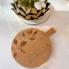 Inspire Me! Home Decor KITCHEN Round Eucalyptus Bamboo Board