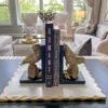 Inspire Me! Home Decor Gold Bird Resin Bookends
