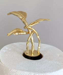 Inspire Me! Home Decor Gold Leaf Detailed Paper Towel Holder 19 Inspire Me! Home Decor Gold Leaf Detailed Paper Towel Holder