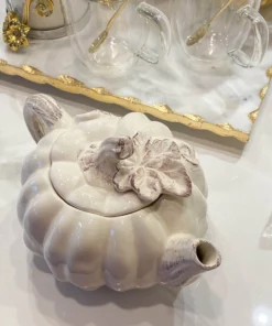 Inspire Me! Home Decor Dolomite Pumpkin Collection ( 3 Sizes And Shapes Available ) KITCHEN