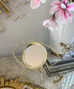Inspire Me! Home Decor Evil Eye Table Top Mirror With Stand