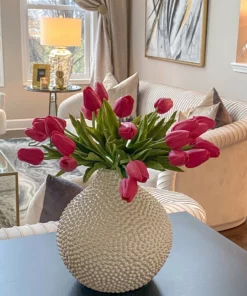 Inspire Me! Home Decor Real Touch Tulip Bouquet (8 Colors)