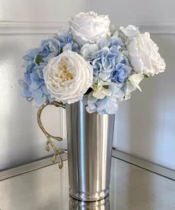 Inspire Me! Home Decor Floral Stems Real-Touch Hydrangea Stem (4 Colors)