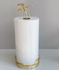 Inspire Me! Home Decor Gold Leaf Detailed Paper Towel Holder 20 Inspire Me! Home Decor Gold Leaf Detailed Paper Towel Holder