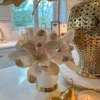 Inspire Me! Home Decor Large Beaded Ivory Magnolia Stem