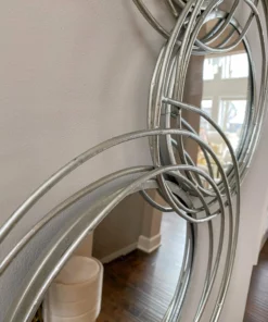 Inspire Me! Home Decor WALL ART & MIRRORS Spiral Circle Wall Mirror (2 Colors)