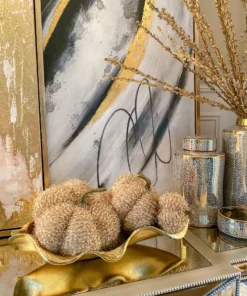 Inspire Me! Home Decor SEASONAL Beige Fringe Pumpkin (3 Sizes) 11 Inspire Me! Home Decor SEASONAL Beige Fringe Pumpkin (3 Sizes)