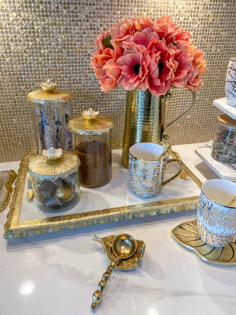 Inspire Me! Home Decor Gold Hammered Texture Pitcher (2 Sizes) 12 Inspire Me! Home Decor Gold Hammered Texture Pitcher (2 Sizes)