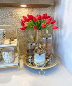 Inspire Me! Home Decor Real Touch Tulip Bouquet (8 Colors)