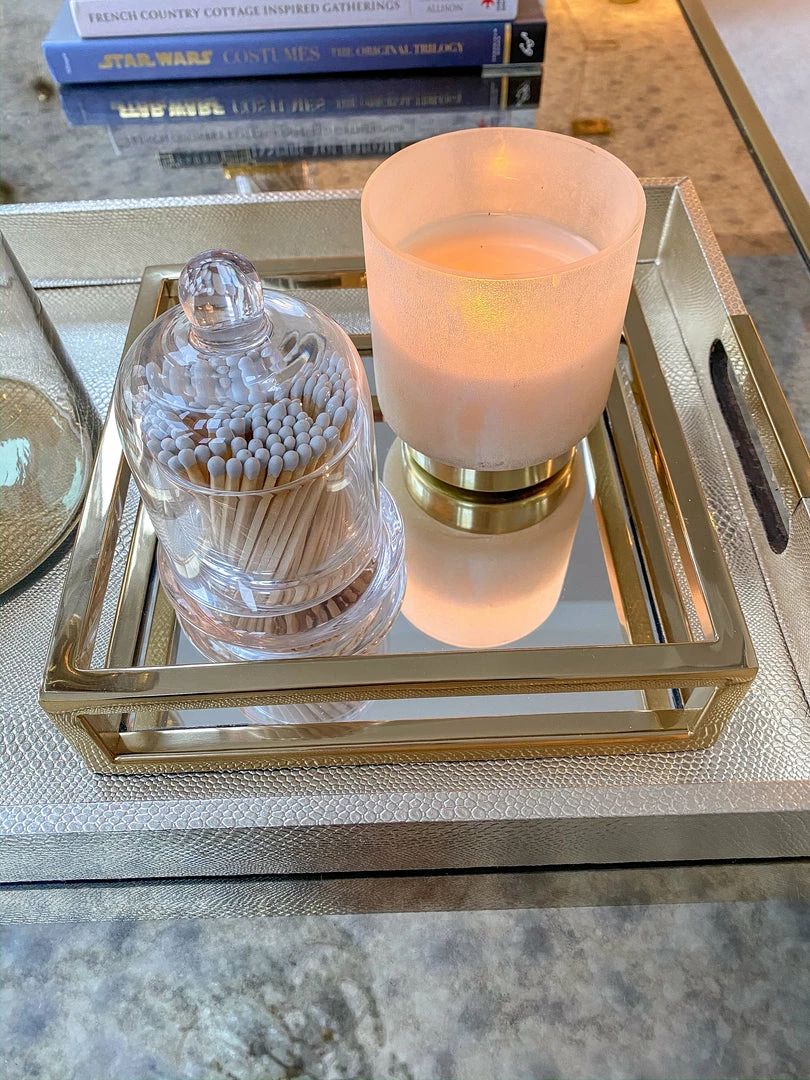 Inspire Me! Home Decor Glass Cloche With White Tip Matches 8 Inspire Me! Home Decor Glass Cloche With White Tip Matches