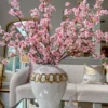 Inspire Me! Home Decor 36" Pink Cherry Blossom Spray Floral Stems