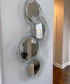 Inspire Me! Home Decor WALL ART & MIRRORS Spiral Circle Wall Mirror (2 Colors)