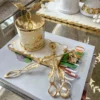 Inspire Me! Home Decor Gold Leaf Candle Bundle