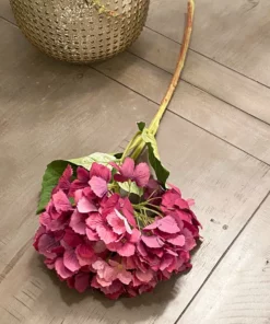 Inspire Me! Home Decor Floral Stems Real-Touch Hydrangea Stem (4 Colors)