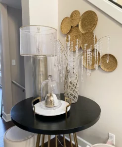 Inspire Me! Home Decor WALL ART & MIRRORS Gold Circle Textured Wall Decor