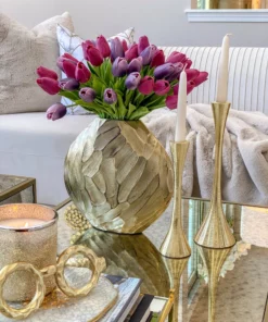 Inspire Me! Home Decor Real Touch Tulip Bouquet (8 Colors)