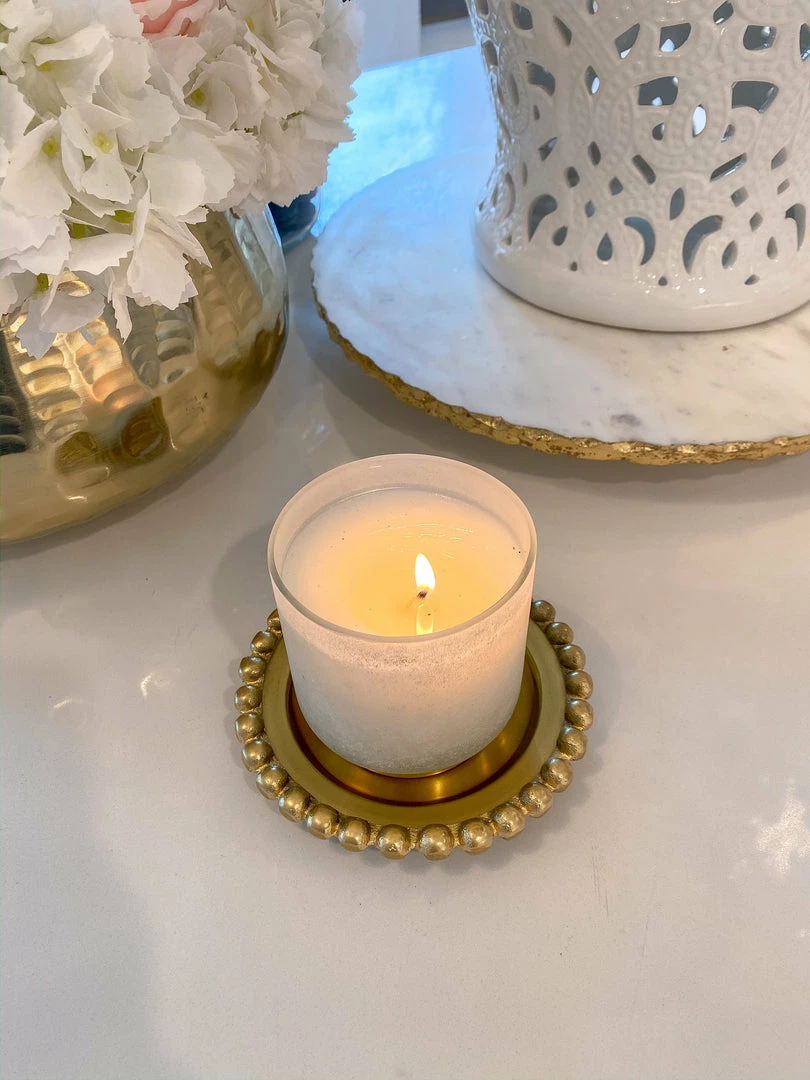 Inspire Me! Home Decor Beaded Round Decorative Plate (2 Colors) 7 Inspire Me! Home Decor Beaded Round Decorative Plate (2 Colors)