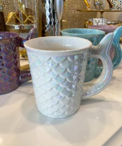 Inspire Me! Home Decor Set Of 4 Mermaid Mugs KITCHEN