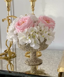 Inspire Me! Home Decor Real Touch Austin Rose (4 Colors) Floral Stems