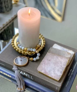 Inspire Me! Home Decor Beaded Round Decorative Plate (2 Colors) 18 Inspire Me! Home Decor Beaded Round Decorative Plate (2 Colors)