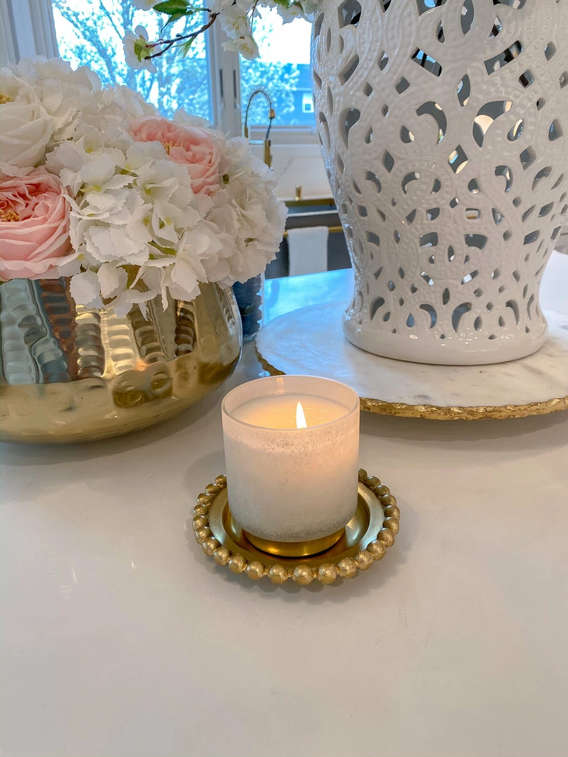 Inspire Me! Home Decor Beaded Round Decorative Plate (2 Colors) 6 Inspire Me! Home Decor Beaded Round Decorative Plate (2 Colors)