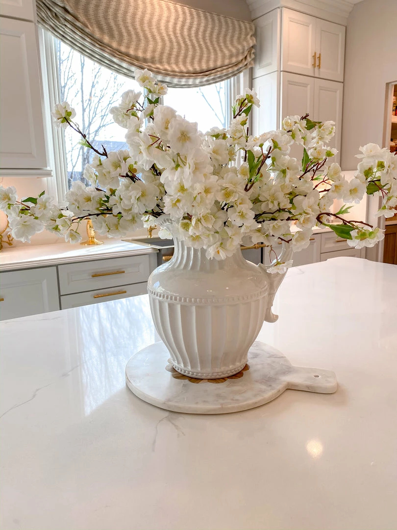 Inspire Me! Home Decor Oversized White Ceramic Pitcher 3 Inspire Me! Home Decor Oversized White Ceramic Pitcher