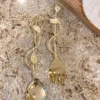 Inspire Me! Home Decor Gold Server Set