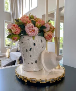 Inspire Me! Home Decor Real Touch Light Color Peony Bundles (3 Colors)