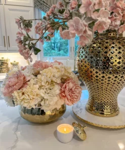 Inspire Me! Home Decor 27" White Snow Sprinkle Hydrangea Stem 23 Inspire Me! Home Decor 27