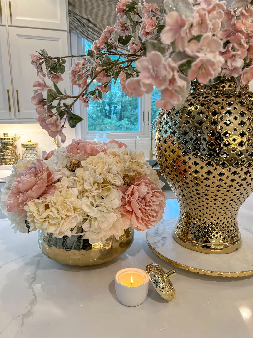 Inspire Me! Home Decor 27" White Snow Sprinkle Hydrangea Stem 13 Inspire Me! Home Decor 27" White Snow Sprinkle Hydrangea Stem