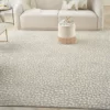 Nourison PILLOWS, RUGS, & THROWS Inspire Me! Home Decor Joli Area Rug - Ivory/Beige/Grey (3 Sizes)