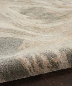 Nourison Elegance Area Rug- Grey/Charcoal/beige (5 Sizes) PILLOWS, RUGS, & THROWS 10 Nourison Elegance Area Rug- Grey/Charcoal/beige (5 Sizes) PILLOWS, RUGS, & THROWS