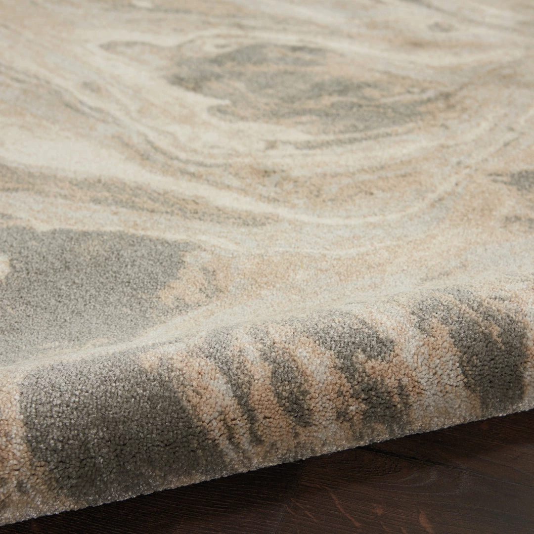 Nourison Elegance Area Rug- Grey/Charcoal/beige (5 Sizes) PILLOWS, RUGS, & THROWS 6 Nourison Elegance Area Rug- Grey/Charcoal/beige (5 Sizes) PILLOWS, RUGS, & THROWS