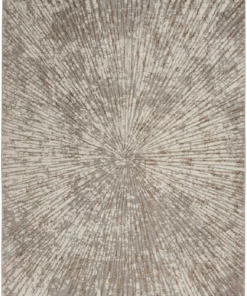 Nourison Metallic Abstract Area Rug Style 1 - Grey/Mocha (4 Sizes) 11 Nourison Metallic Abstract Area Rug Style 1 - Grey/Mocha (4 Sizes)