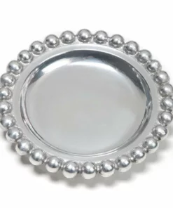 Inspire Me! Home Decor Beaded Round Decorative Plate (2 Colors) 20 Inspire Me! Home Decor Beaded Round Decorative Plate (2 Colors)