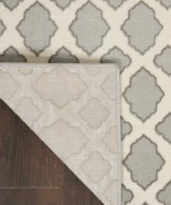 Nourison Joli Area Rug - Grey/Ivory (2 Sizes) PILLOWS, RUGS, & THROWS 7 Nourison Joli Area Rug - Grey/Ivory (2 Sizes) PILLOWS, RUGS, & THROWS